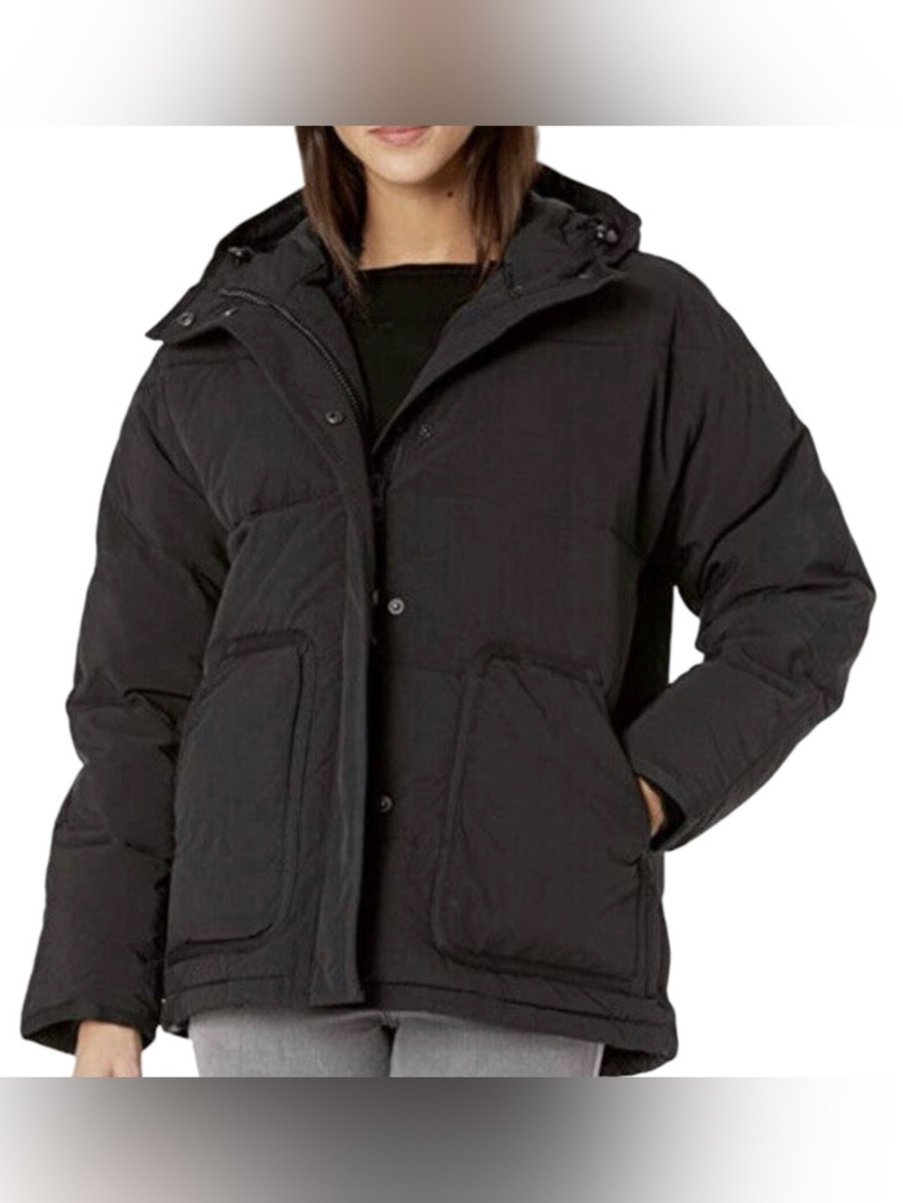 MADEWELL BLACK HOLLAND QUILTED WATER RESISTANT PUFFER PARKA JACKET COAT 1X